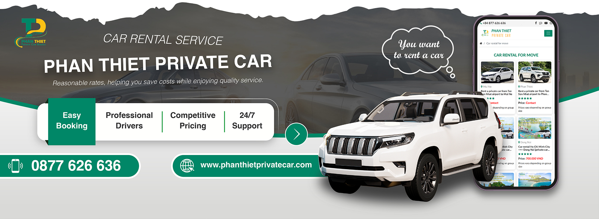  Phan Thiet Private Car - Self-Driving Car Phan Thiet Mui Ne - Rental Car For Move -Travel Car 