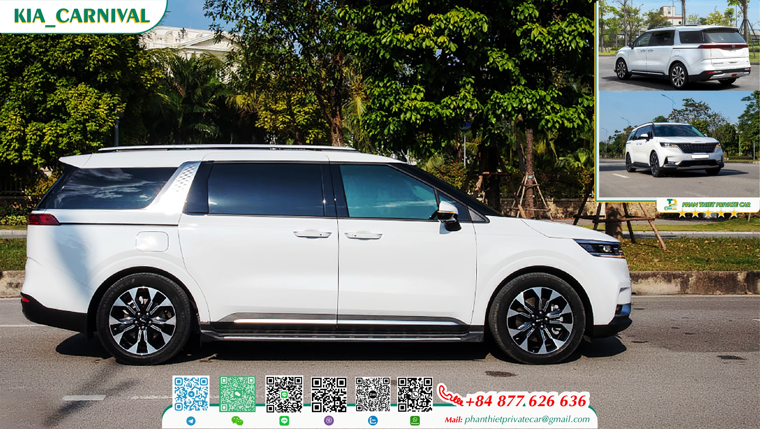 Self-driving 8-seater car rental service in Phan Thiet