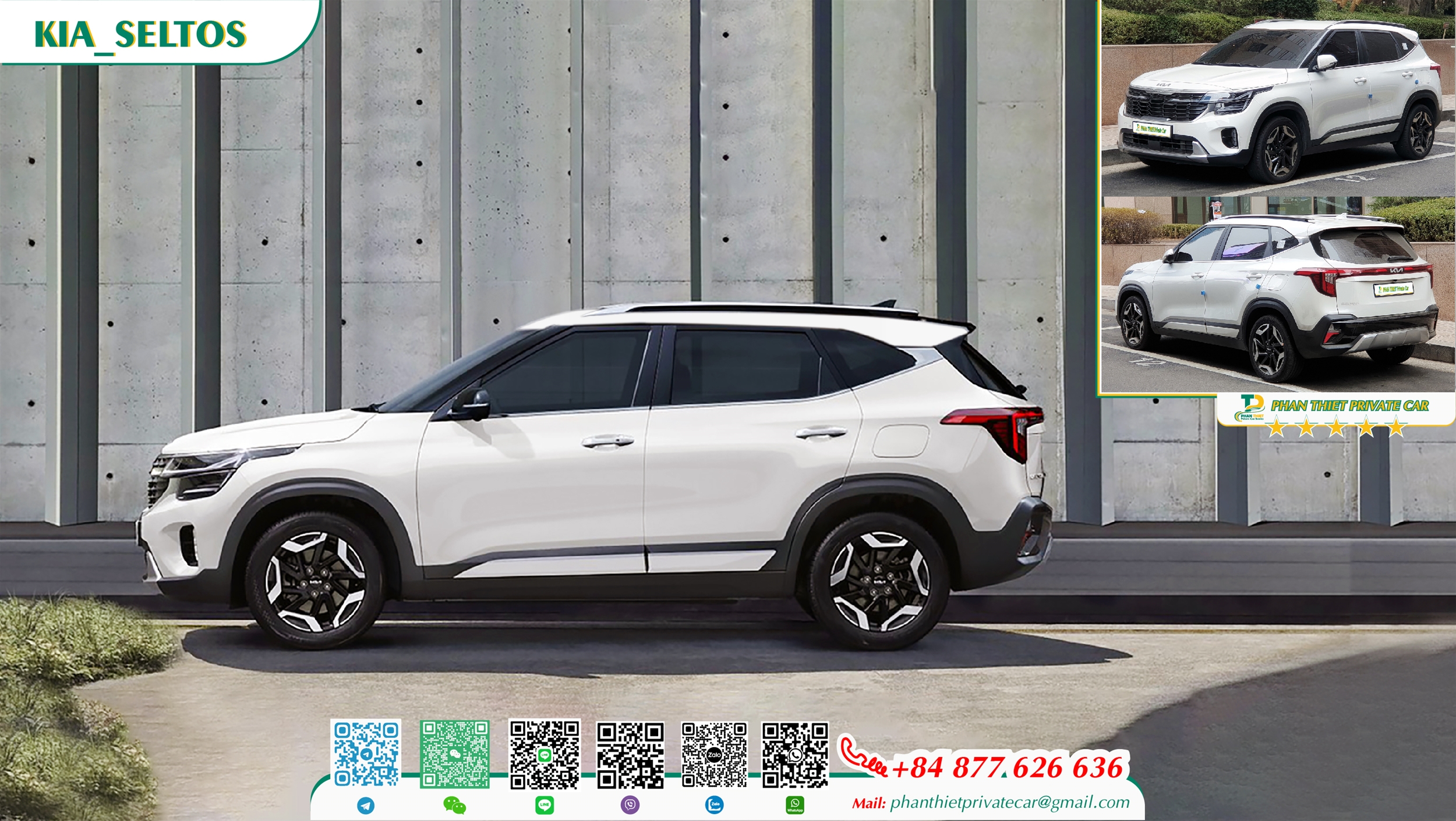 Self-driving 7-seater car rental service in Phan Thiet