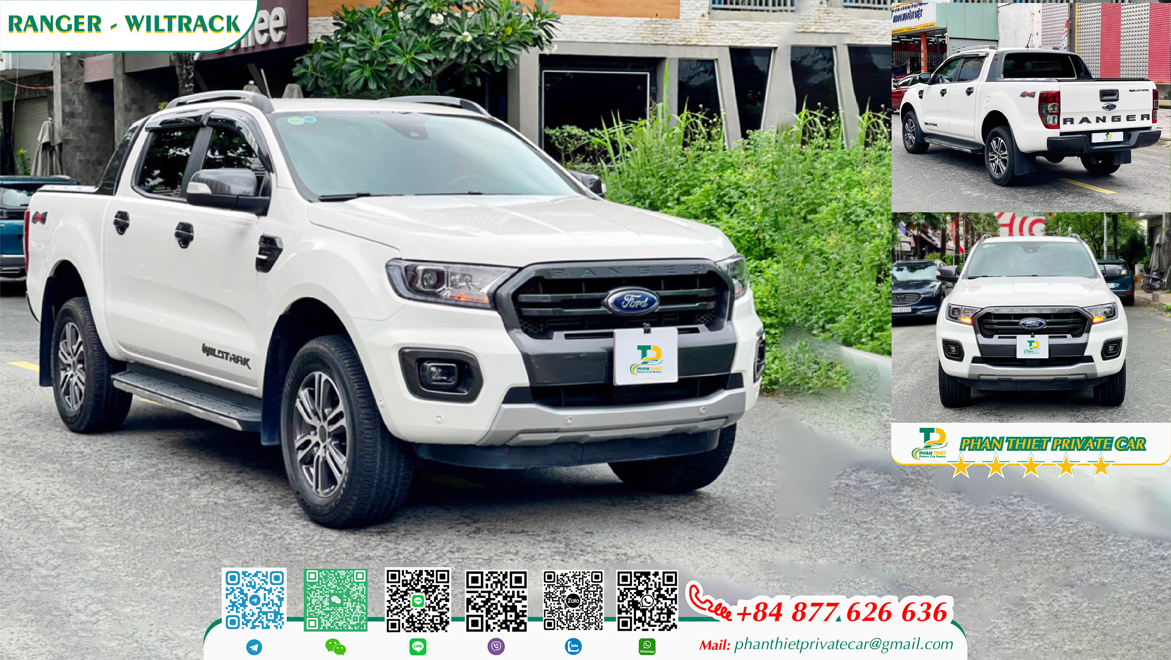 Self-driving pickup truck rental service in Phan Thiet