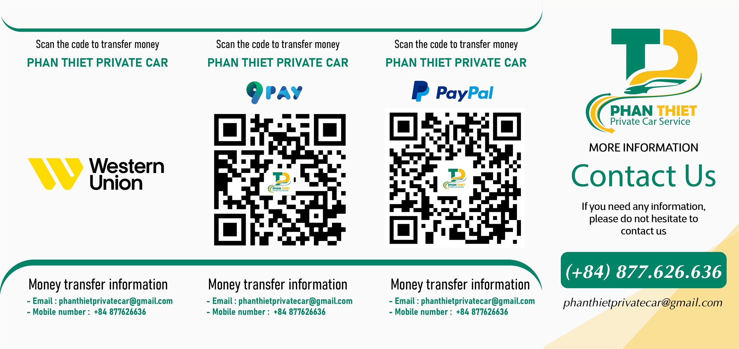 Payment Guide_Phan Thiet Private car service 